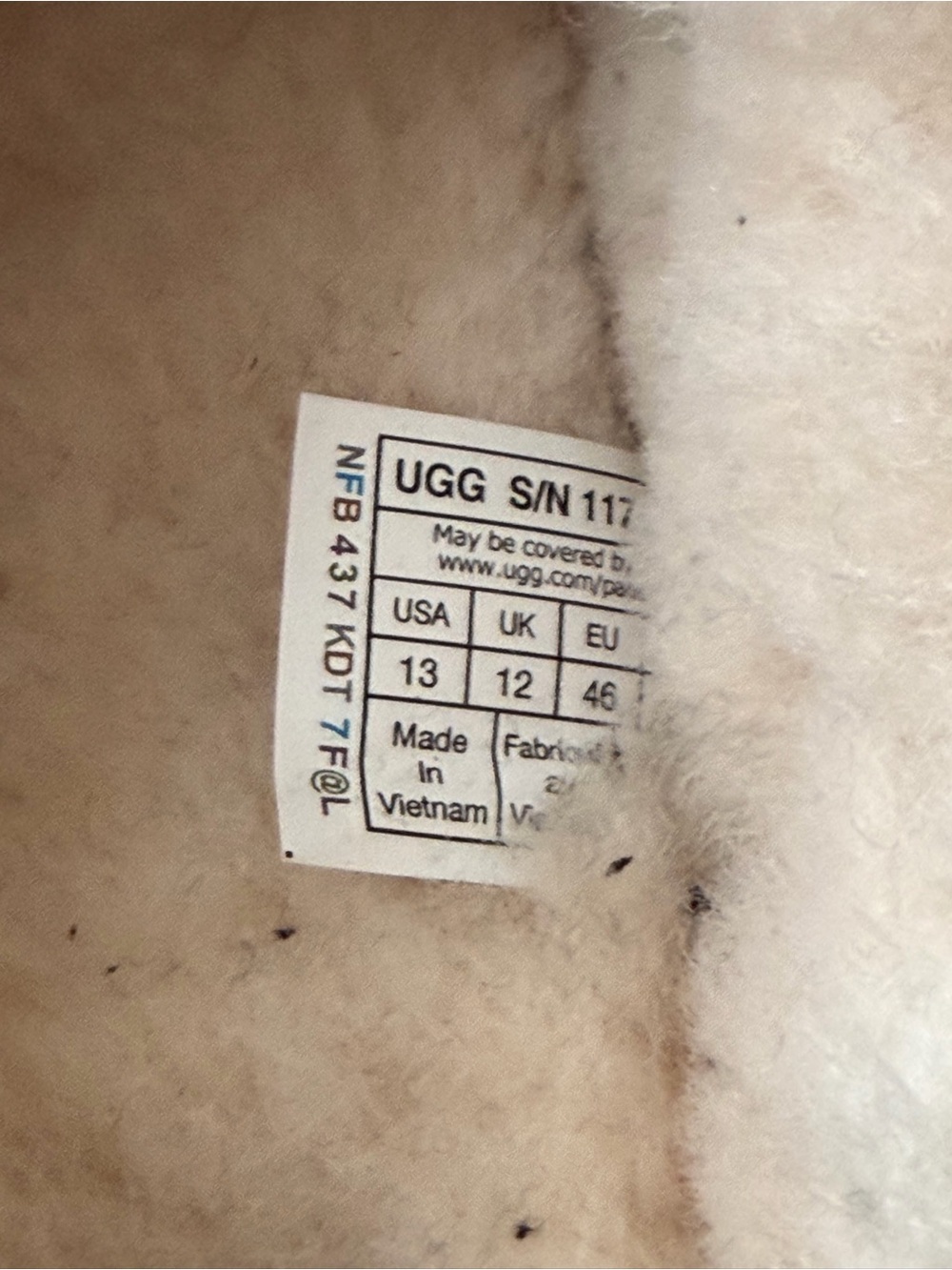 Men’s UGG Tasman Chestnut Suede Size 13 - Picture 8 of 8